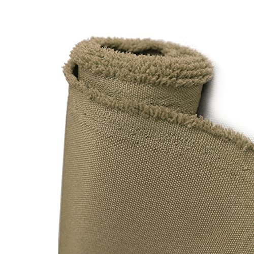 Foreate Waterproof Canvas Fabric by The Yard 600D Upholstery Cordura Fabric 58" Wide for Chairs Indoor Outdoor Water Resistant Canvas Polyester Material Sewing DIY Cloth, 1 Yard Khaki - Image 2
