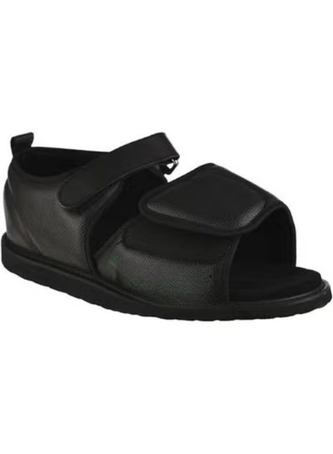 Medical Comfort Sandals for Diabetic and Sensitive Feet, Lightweight Cushioned Walking Sandals for Daily Support – Size 45 EU Black - Image 3