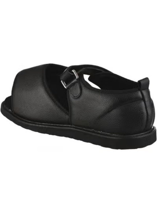 Medical Comfort Sandals for Diabetic and Sensitive Feet, Lightweight Cushioned Walking Sandals for Daily Support – Size 45 EU Black - Image 4