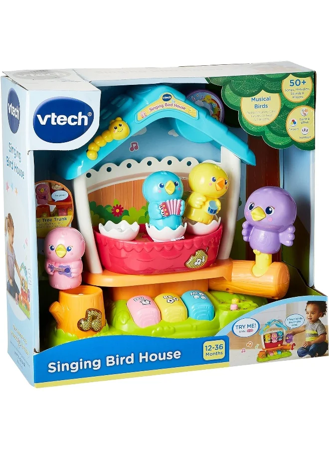 في تك Musical Bird Play House | 50+ Songs And Melodies, Teaches Cause & Effect, Colors, Numbers | Teaches Sounds & Instruments - Multicolor 33x50x11.6cm