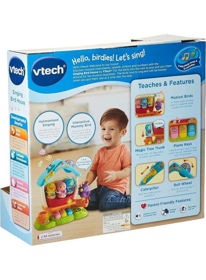 في تك Musical Bird Play House | 50+ Songs And Melodies, Teaches Cause & Effect, Colors, Numbers | Teaches Sounds & Instruments - Multicolor 33x50x11.6cm