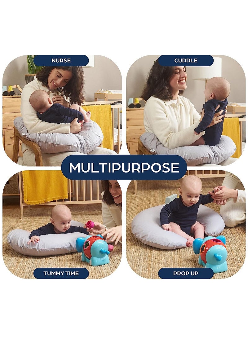 Sleep night Nursing Pillow and Positioner for Breastfeeding Baby Support and Propping Baby Size 65x45 cm - Image 3
