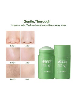 Gecomo Green Tea Stick Mask Purifying Clay Mask Oil Control Face Mask Deep Clean Poresfor All Skin Types Men Women 1 Pcs  - Image 4