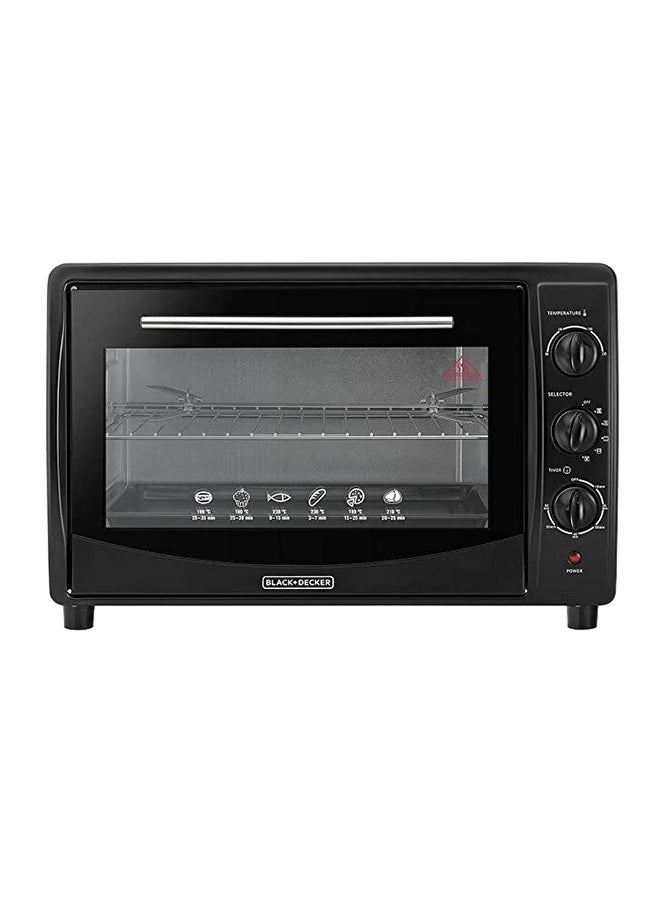 BLACK+DECKER Toaster Oven With Double Glass Black - Image 1