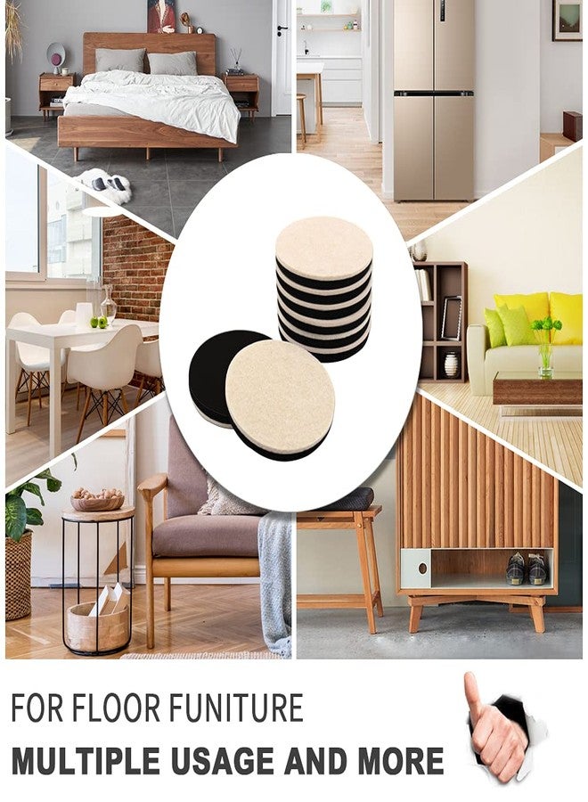 COVERCORNER Furniture Sliders for Hardwood Floors 16 PCS - 3 1/2 inch Sliders for Moving Furniture - Felt Furniture Pads for Hardwood Floors - Image 4