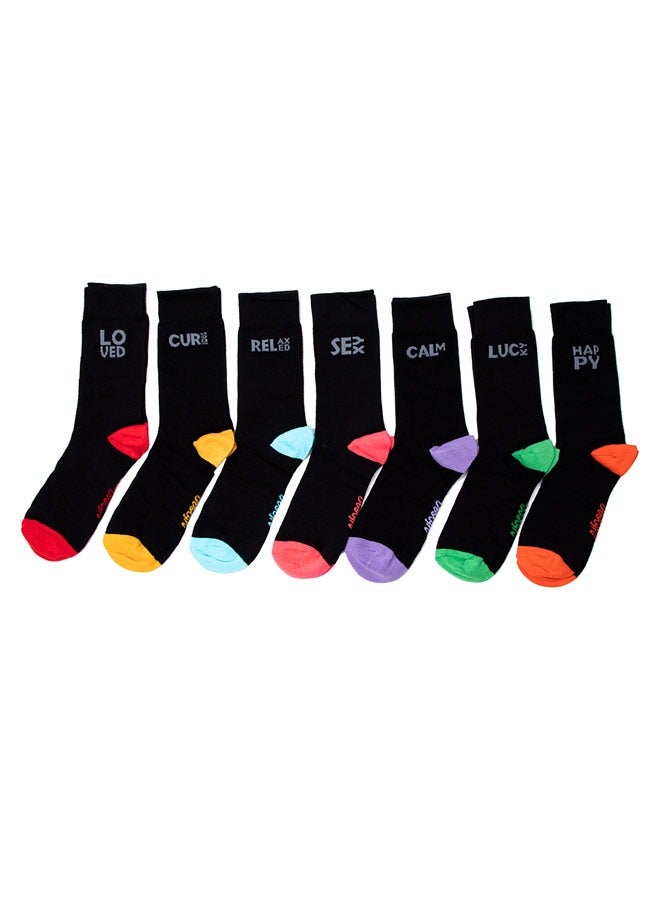 Biggdesign Moods Up 7 Piece Men's Socks Set - Image 1