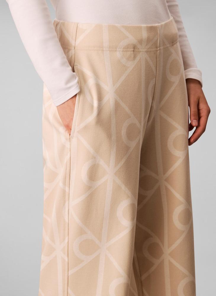 CALVIN KLEIN All Over Print Open Hem Sweatpants - Image 4