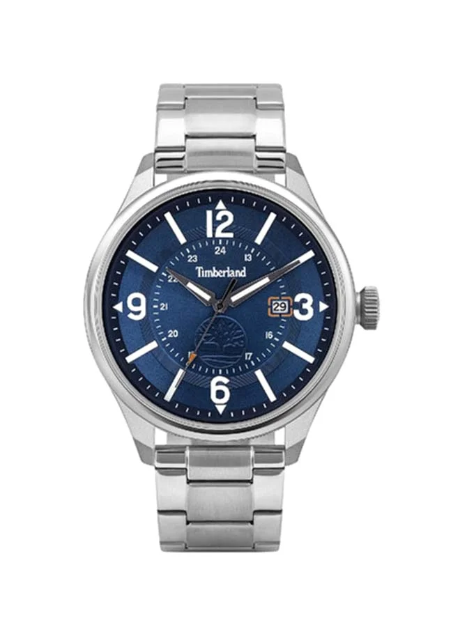 Blake Blue Dial Silver Stainless Steel Analog Watch for Men 46mm
