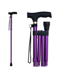 RMS Folding Cane - Foldable, Adjustable, Lightweight Aluminum Offset ...