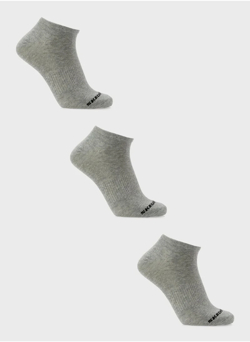 SKECHERS 3 Pack No Show Socks