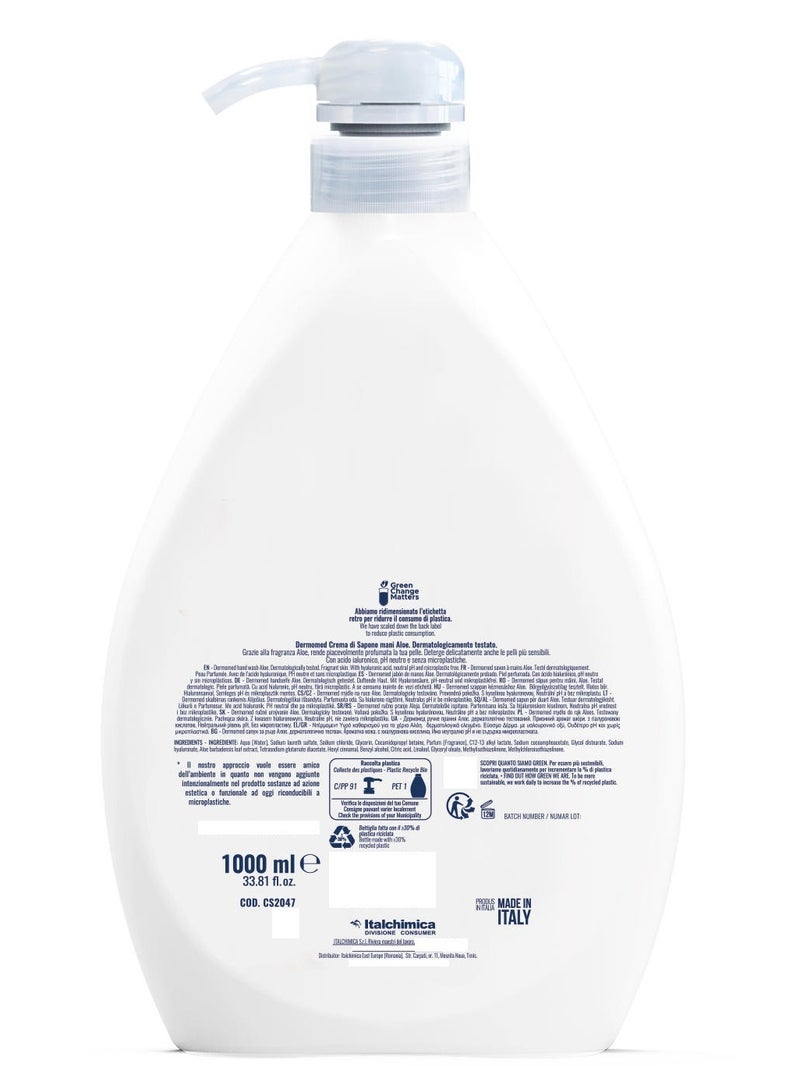 Dermomed Aloe Purity Liquid Hand Wash 1000 ML - Image 2