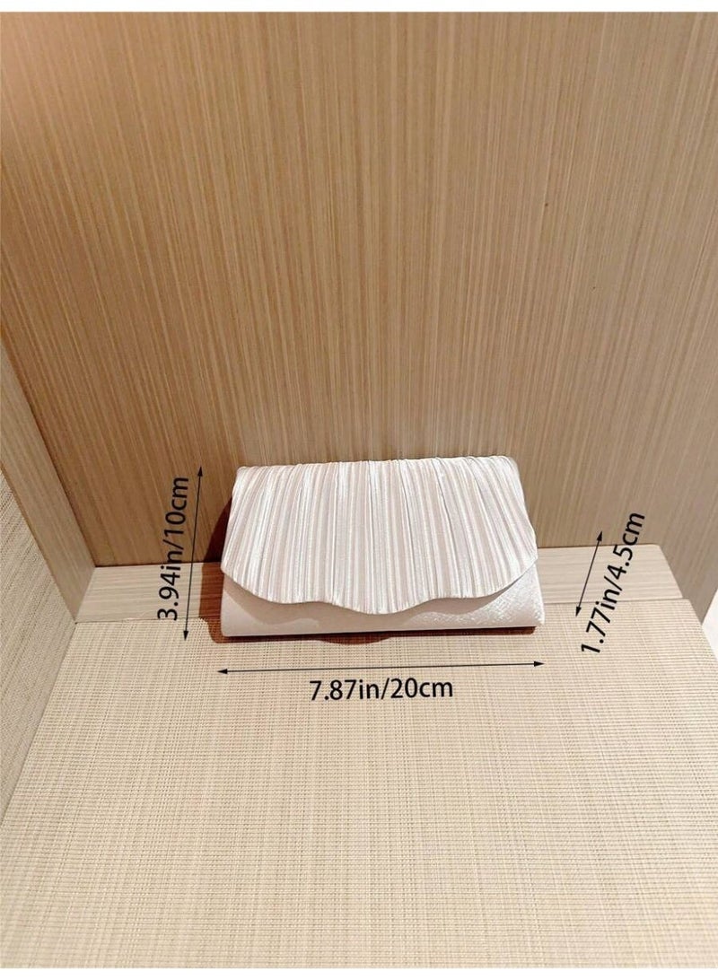 Women Evening Clutch Soft Pleated Elegant Design for Special Occasions - Image 4