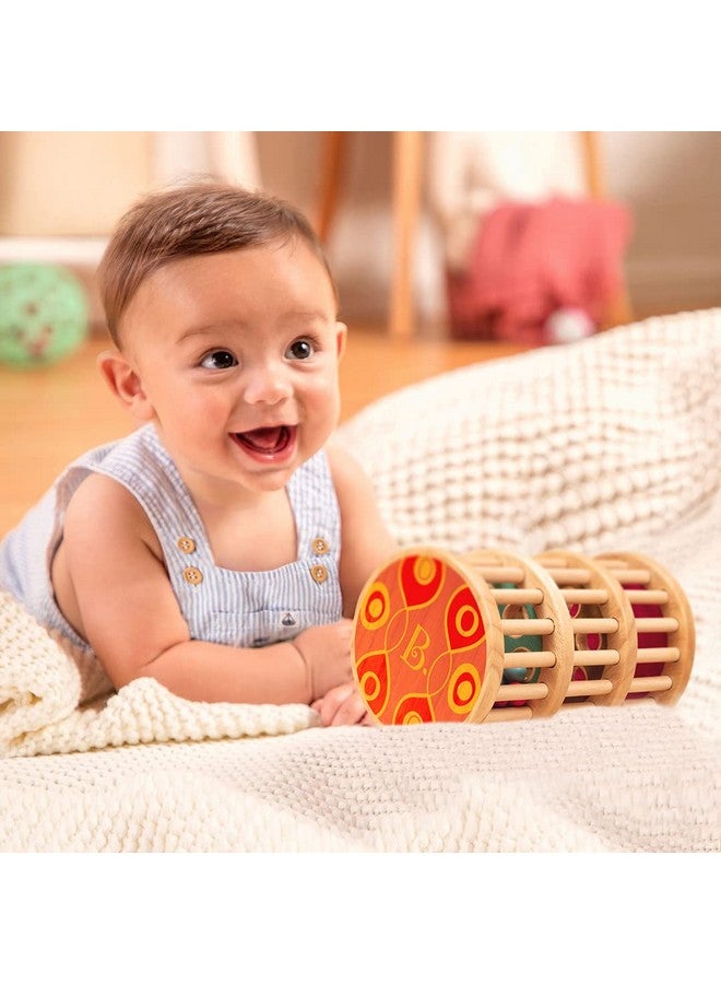B. toys- A-Maze Rain Rush Dexterity Toy- Crawling Rolling Tower- Developmental Natural Wooden Rainmaker Toy- Toys for Toddlers - Image 2