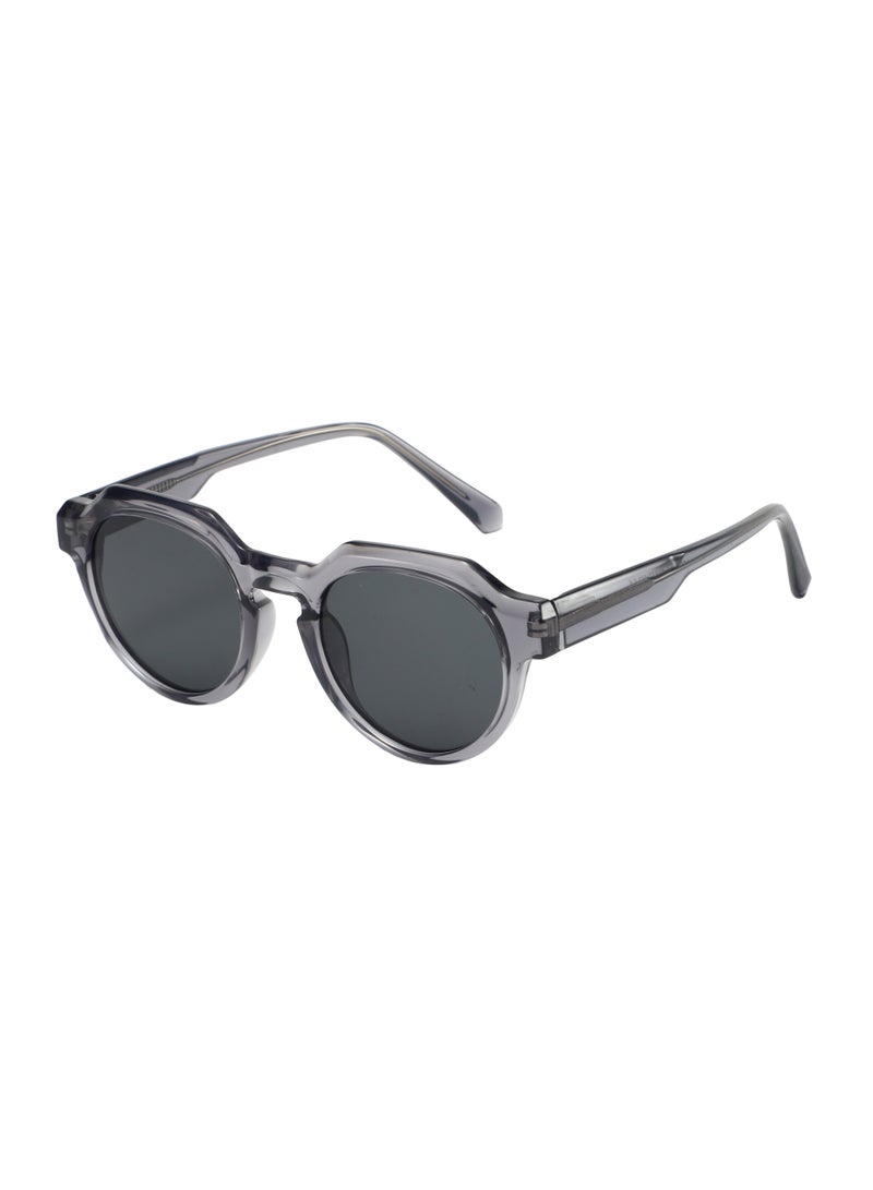 porodo MONTAGO Polarized Lens Sunglasses with Distinct Geometric Frame / UV400 Protection / LightWeight Comfort / Polarized Clarity / ALL-DAY Comfort Fit - Silver - Image 1