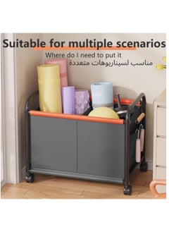 XICEN Children's Toy Organizer With  360° Steering Wheels, Kids Storage Box can hold toys, Books, Clothes, Snacks, Oxford Cloth Toy Bins for  Kids Boys and Girls, Toddlers and Baby Nursery Room  - Image 5