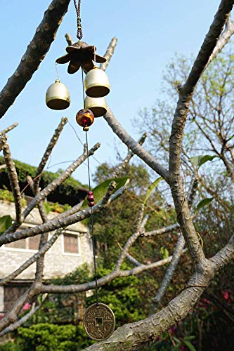 Banfeng 3 Bells Lucky Wind Chimes Feng Shui Wind Bell for Good Luck Home Garden Hanging Decoration Gift - Image 4
