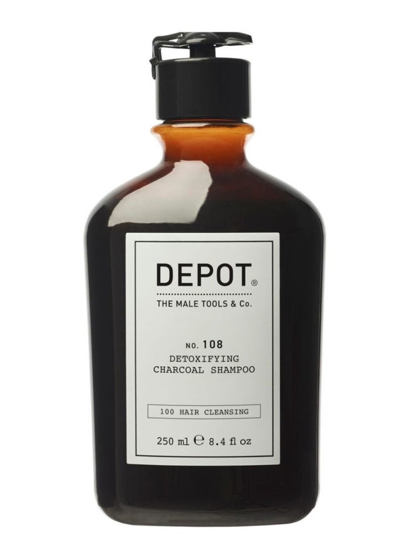 Depot No. 108 Detoxifying Charcoal Shampoo Refreshing 250ml - Image 1