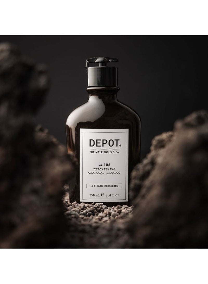 Depot No. 108 Detoxifying Charcoal Shampoo Refreshing 250ml - Image 2