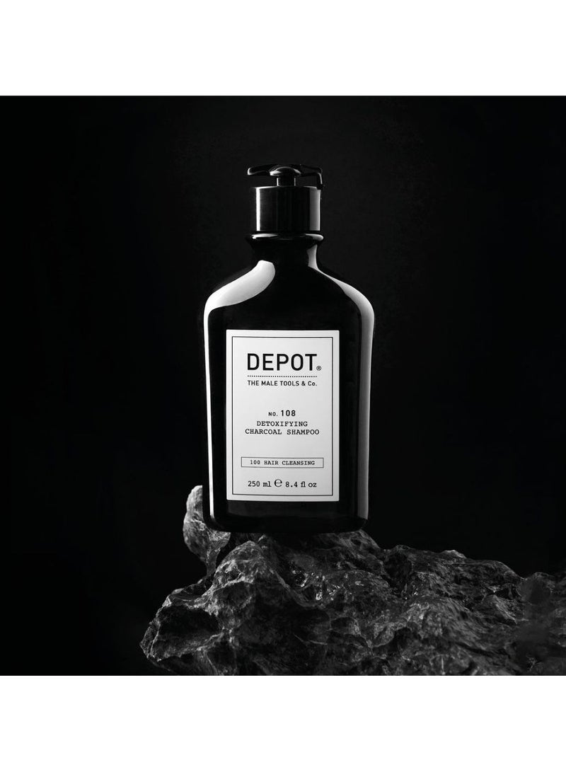 Depot No. 108 Detoxifying Charcoal Shampoo Refreshing 250ml - Image 3