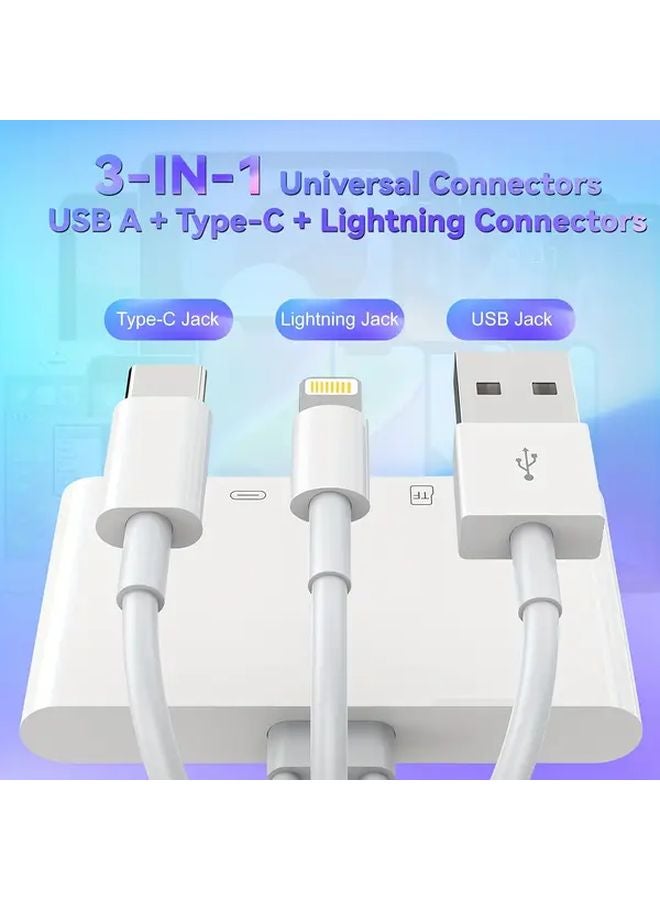 5 في 1 محول USB C OTG قارئ بطاقة SD Micro SD مع شحن سريع - Image 4