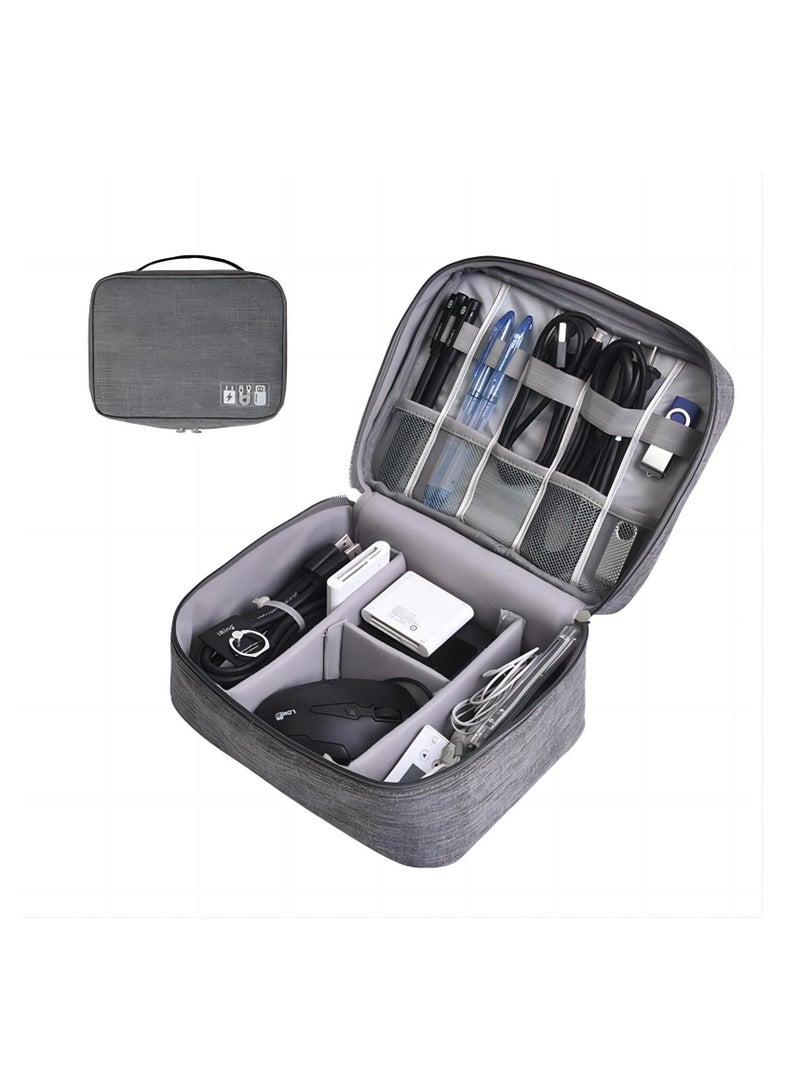 Cool Baby COOLBABY Electronic Accessory Bag Travel Cable Organizer Universal Waterproof Portable Cable Organizer for Adapter Memory Cards USB Cable Organizer  - Image 1