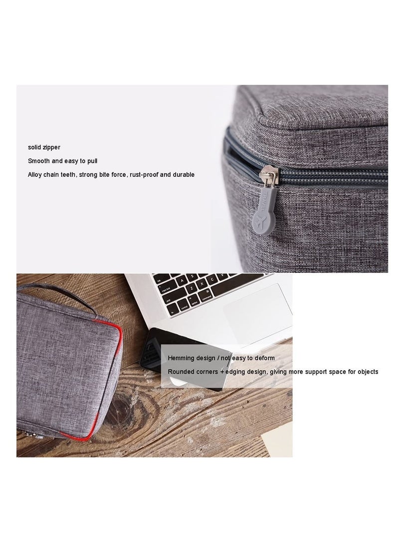 Cool Baby COOLBABY Electronic Accessory Bag Travel Cable Organizer Universal Waterproof Portable Cable Organizer for Adapter Memory Cards USB Cable Organizer  - Image 4
