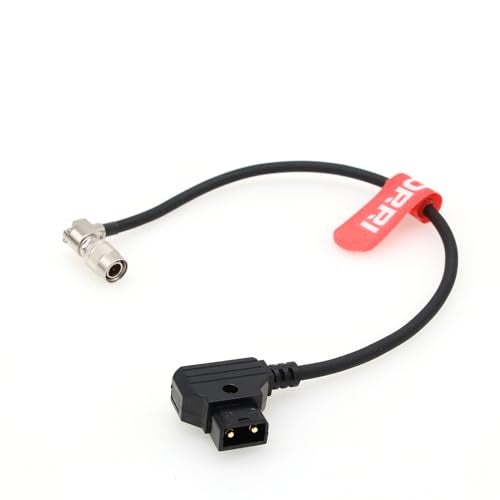 DRRI Zoom F4 F8 F8n Sound Devices 688644633 788T MixPre10 II MixPre6 Dtap to Adjustable 4pin Male Hirose Power Cable - Image 1