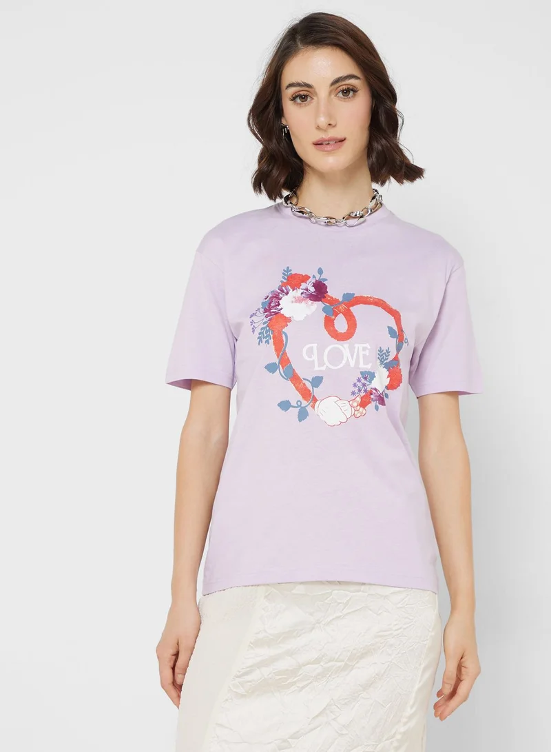 ديزني Mickey & Minnie Graphic T-Shirt