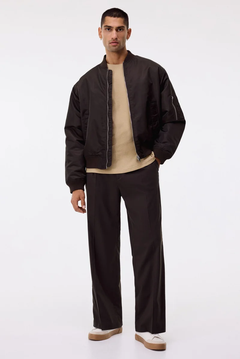 H&M Waffled jersey top