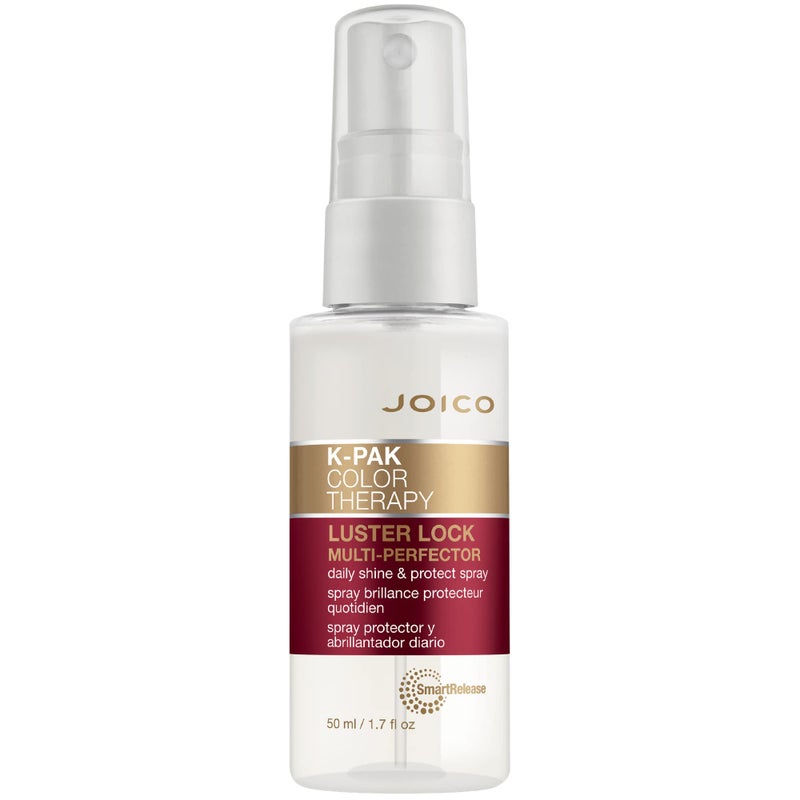 JOICO رذاذ كير-باك للعلاج اللوني لامع لوك متعدد الاستخدامات للحماية اليومية والتألق | للشعر المعالج بالألوان | فك تشابك فوري | التحكم في التجاعيد | زيادة اللمعان | مع زيت الماكتي الأفريقي وزيت الأركان | 1.7 أونصة سائلة - Image 1