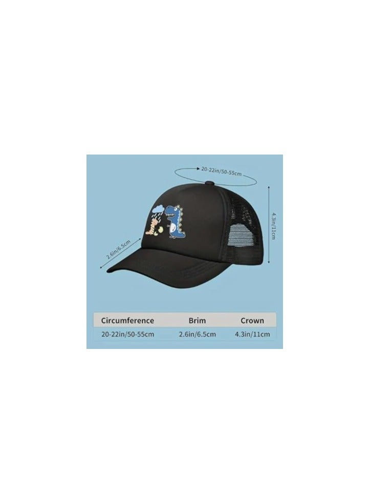2pcs/set, Boy's Dinosaur Baseball Cap & Dinosaur Bag - Image 4
