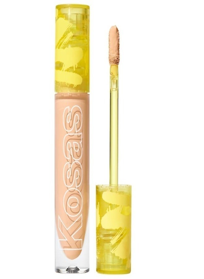 Kosas Revealer Super Creamy & Brightening Concealer with Caffeine & Hyaluronic Acid, Tone 06 O - Medium+ With Olive Undertones 5g - Medium to Full Coverage - Image 1