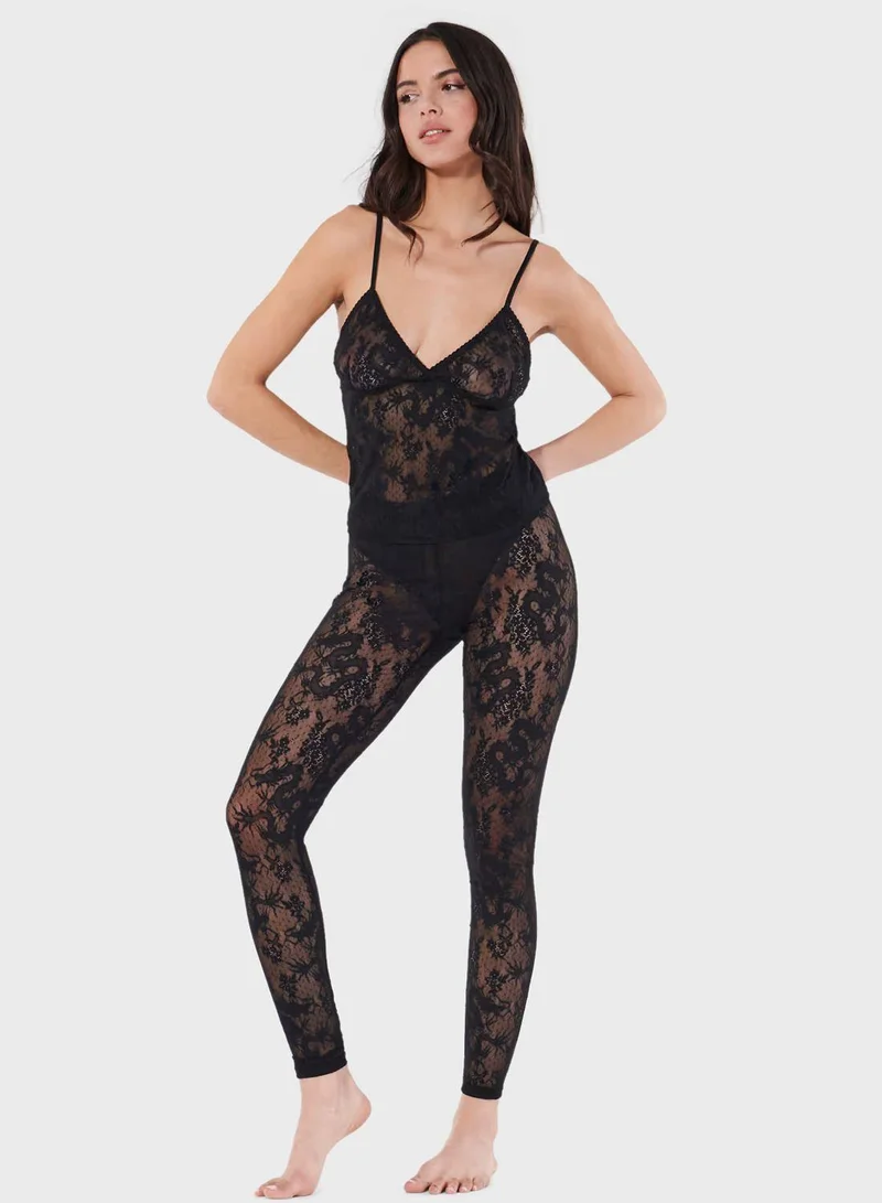 انديز Lace Pyjama Cami Top