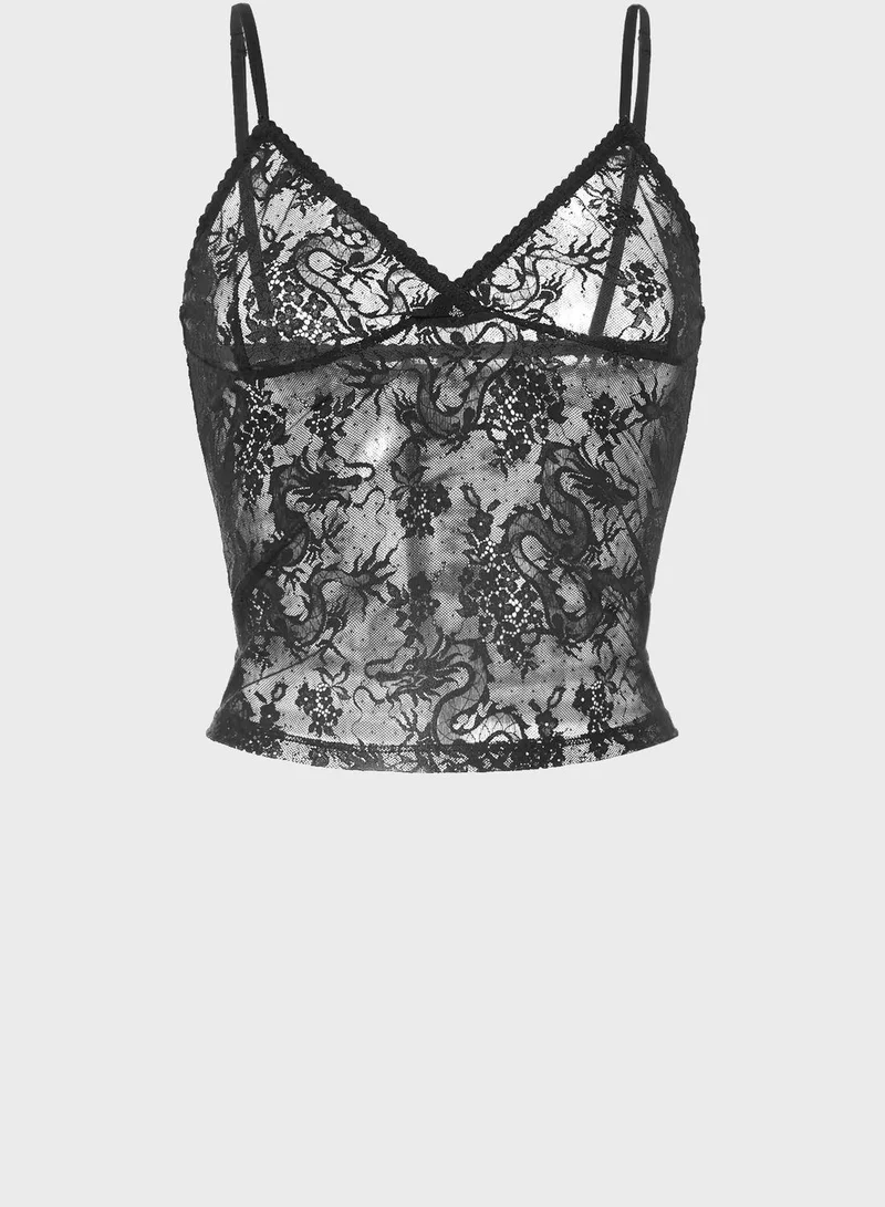 انديز Lace Pyjama Cami Top