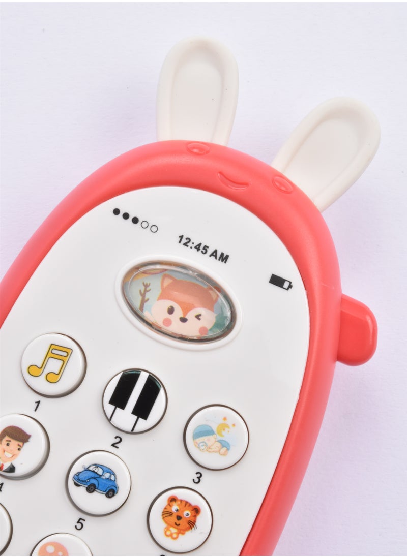 Ibi-Irn Multifunctional Musical Phone Toy - Red  - Image 2