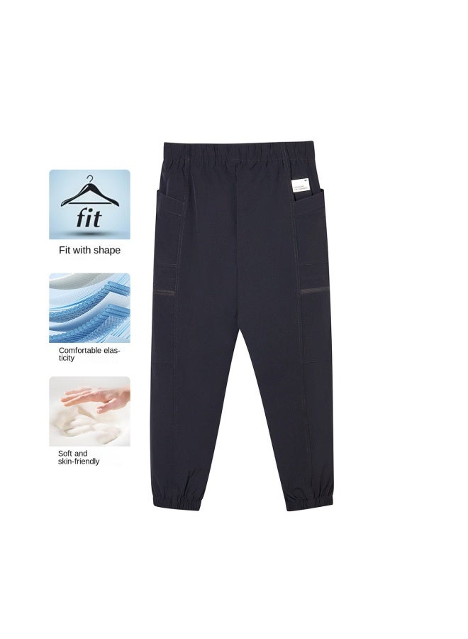 Septwolves Easy Care】summer Fashion Casual Versatile Durable Pants Loose Breathable Drawstring Trousers Men's Pants - Image 2