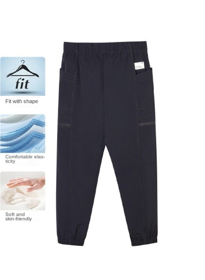 Septwolves Easy Care】summer Fashion Casual Versatile Durable Pants Loose Breathable Drawstring Trousers Men's Pants - Image 1