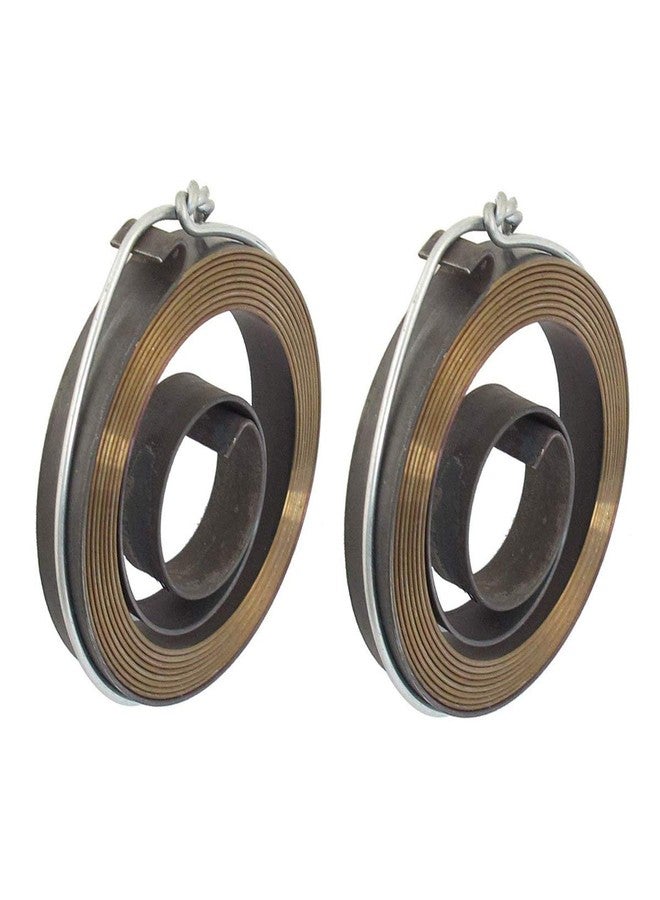 XMHF 2pcs Drill Press Return Spring, Quill Spring Feed Return Coil Spring Assembly, 5Ft Long, 57 x 10 x 1mm - Image 1