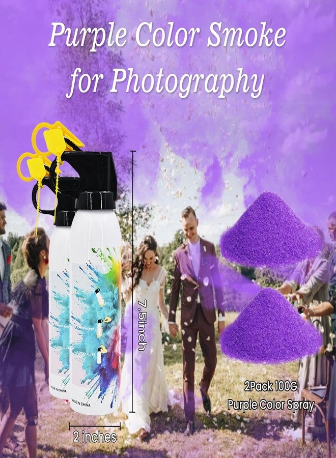 PEMUISE Photo Fog Atmosphere Smog 2 Pack Fire Extinguisher Purple for Gender Reveal Photoshoot Video Props Stage Mister Foggers Purple Smoke Gender Reveal Extinguisher for Birthday Wedding Party Celebration - Image 2