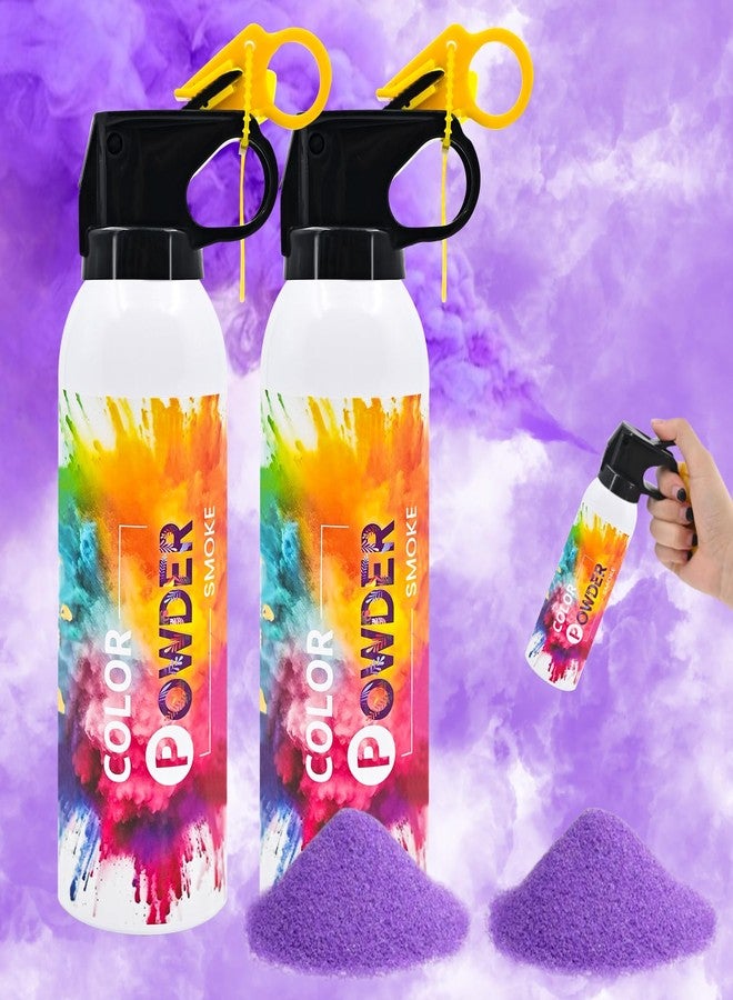 PEMUISE Photo Fog Atmosphere Smog 2 Pack Fire Extinguisher Purple for Gender Reveal Photoshoot Video Props Stage Mister Foggers Purple Smoke Gender Reveal Extinguisher for Birthday Wedding Party Celebration - Image 1