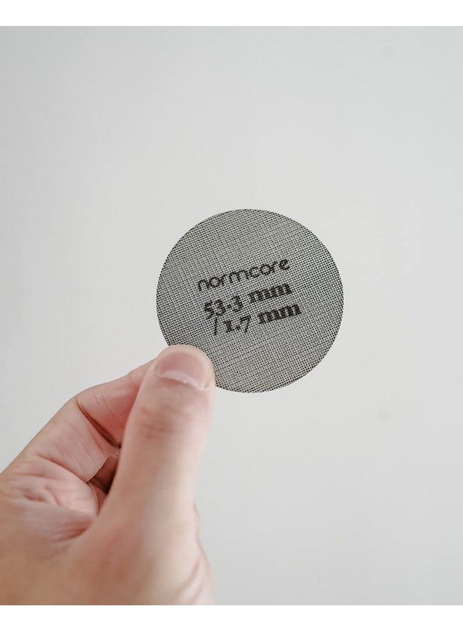 نورمكور شاشة Normcore Puck مقاس 53.3 مم - شاشة دش سفلية - شاشة اتصال معدنية لسلة فلتر الإسبريسو مقاس 54 مم - سمك 1.7 مم 150 ميكرومتر - فولاذ مقاوم للصدأ 316 - Image 5