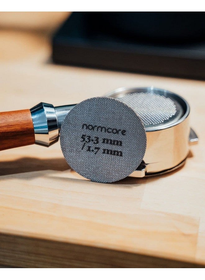 نورمكور شاشة Normcore Puck مقاس 53.3 مم - شاشة دش سفلية - شاشة اتصال معدنية لسلة فلتر الإسبريسو مقاس 54 مم - سمك 1.7 مم 150 ميكرومتر - فولاذ مقاوم للصدأ 316 - Image 4