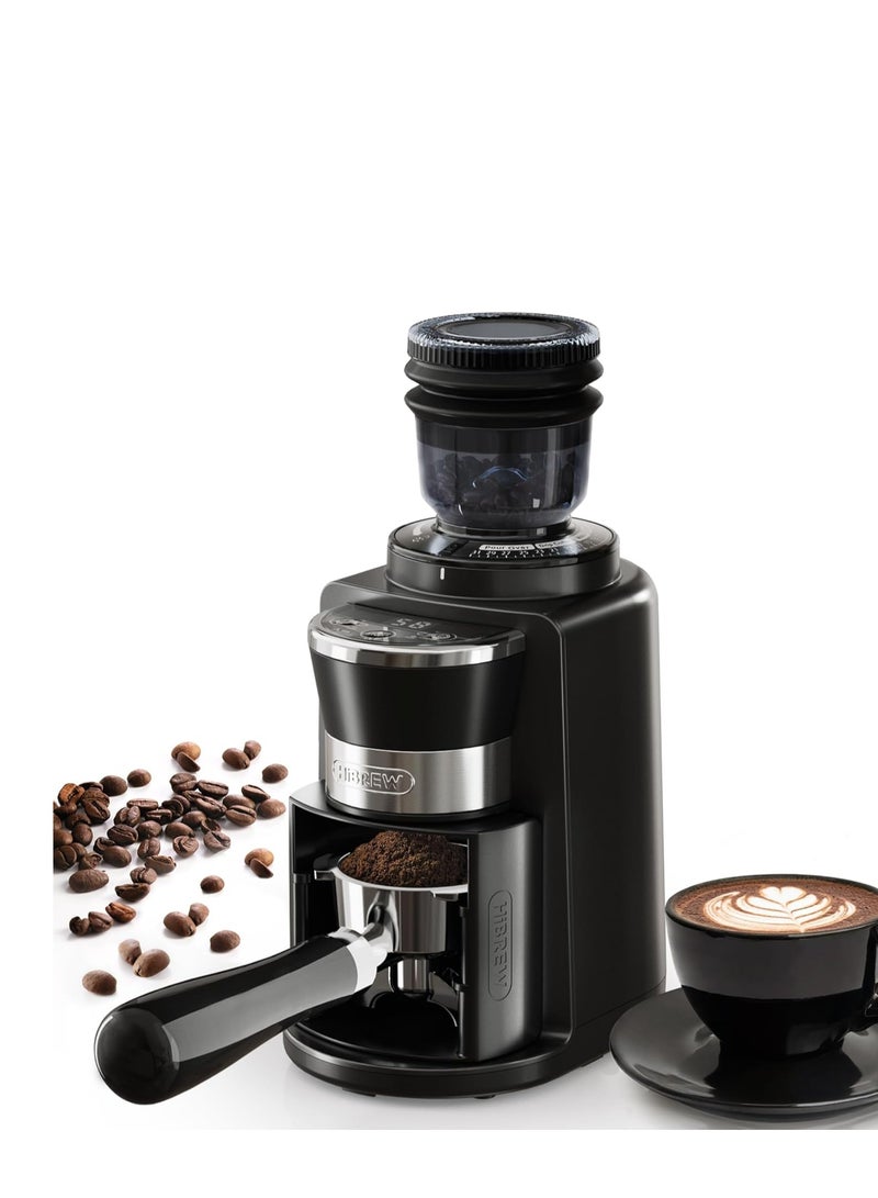 هيبرو مطحنة قهوة واحدة HIBREW G3A ، تدعم فلتر القهوة 51 و 58 ملم. 31 مستوى من إعدادات الدقة ، مطحنة كهربائية لغلايات الضغط التركية / الإسبريسو / موكا / بالتنقيط / الفرنسية - Image 1