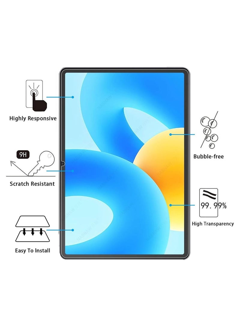 9H Hardness Screen Protector for Huawei MatePad 11.5" Tablet 2023 HD Clear Easy To Install Anti-scratch Bubble Free Tempered Glass (2-Pack)  - Image 2