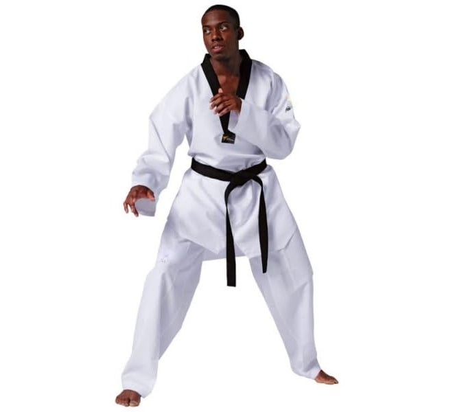 Fighter Light Weight with net Unisex Taekwondo Uniform 160 cm