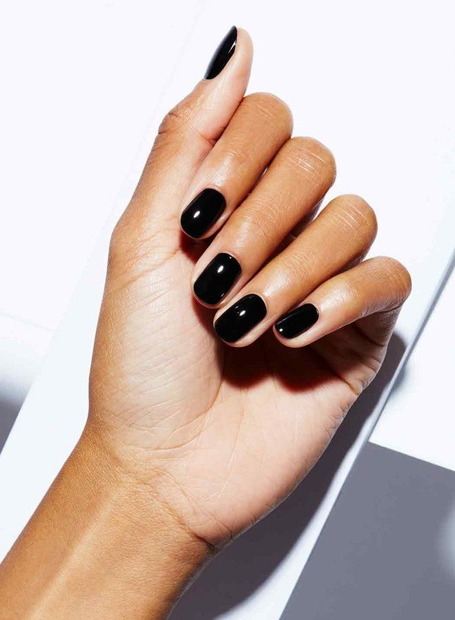 TWIREY Stick On Nails | 24 Reusable Artificial Fake Nail Set| Lightweight & Long Lasting| Easy To Use| Quick Fix For Festivals & Special Occasions BLACK - Image 3