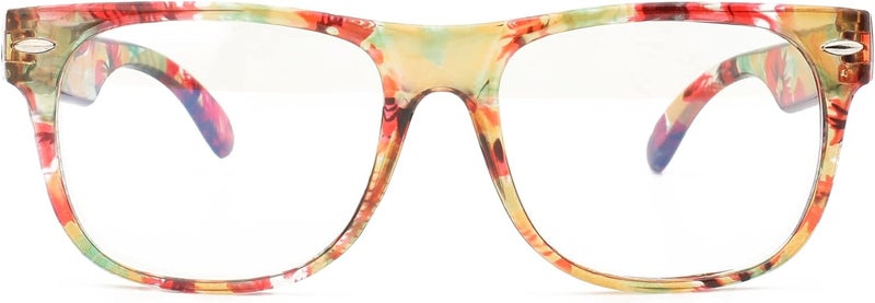 OWL Kids Clear Lens Glasses UV Protection for Children, Colorful Frames Fun Pretend Play Eyewear Non Prescription - Image 2