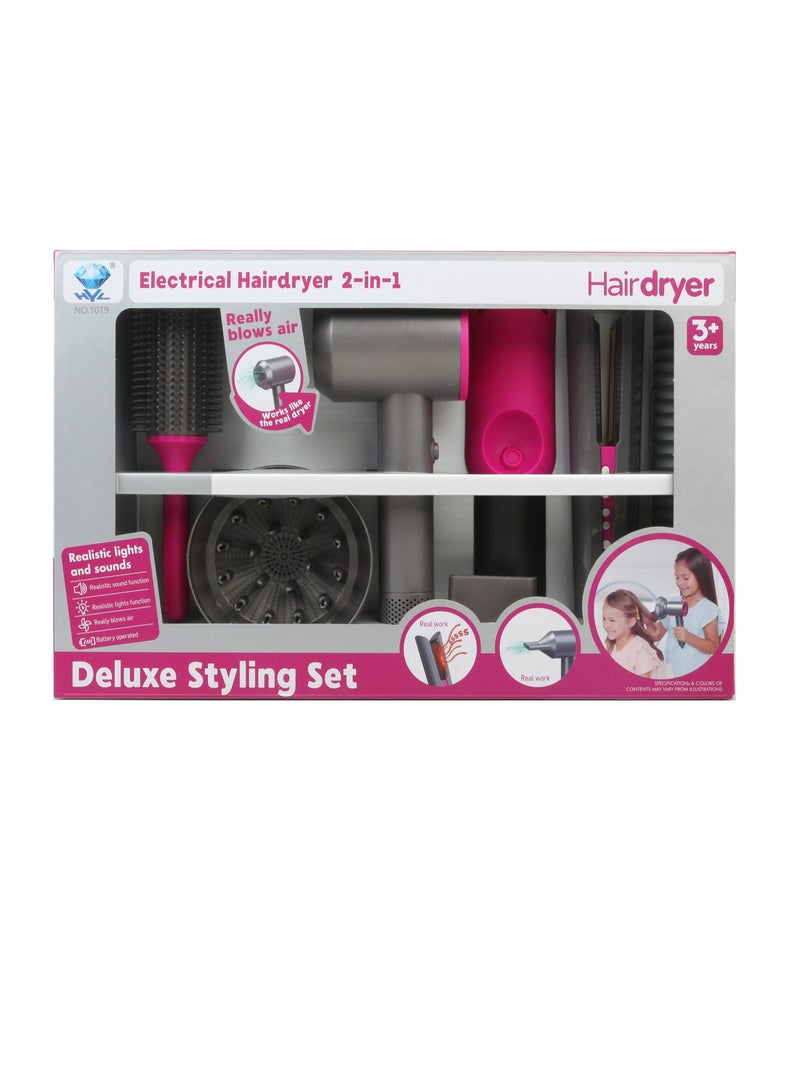 فاميلي مجفف مع كاوية شعر  2 في 1  واكسسوارات 18-2804560 - Image 2