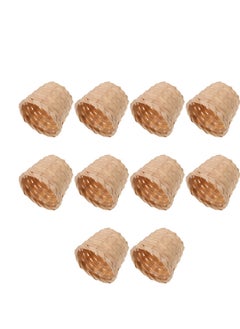 10 Pack Mini Basket Woven Baskets, Handmade Woven Storage Basket Without Handles, Suitable for Wedding Party Favors Candy Gift Storage Basket Craft