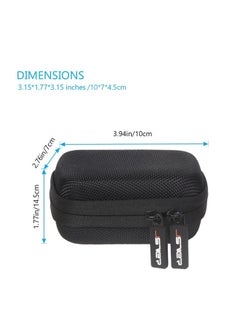 JSVER Case For GoPro Carrying Case for GoPro Hero 10, Hard Shell Travel Storage Case for Hero 11/10/9/8/7/6/5/4/3, Osmo Action 3, AKASO EK7000, Campark ACT74, YI Action Camera (Black) 